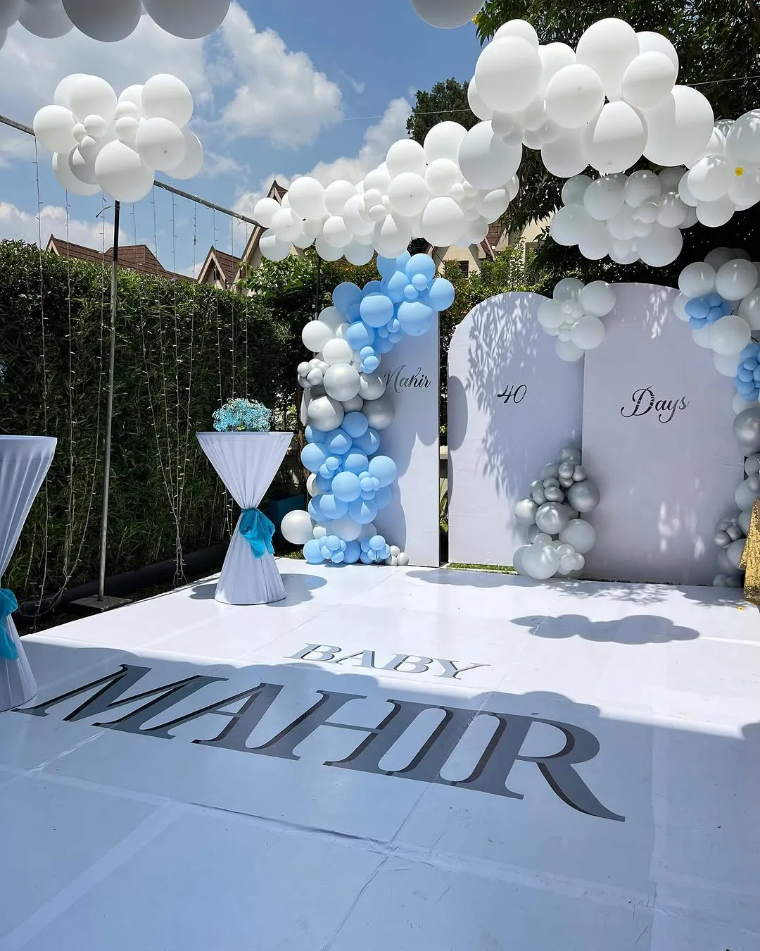 3 Board Balloons Backdrop